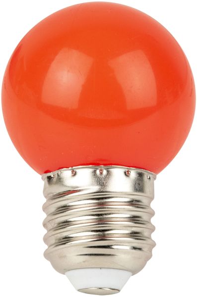 Showgear G45 LED Bulb E27 1 W - rot - nicht dimmbar