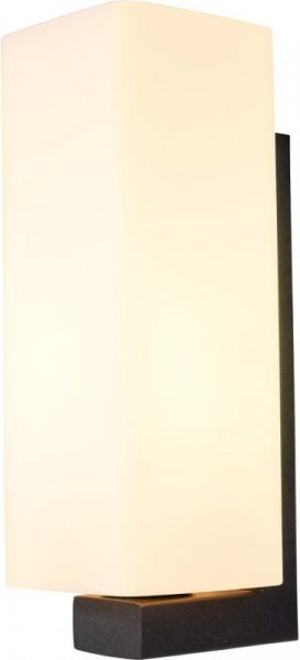 SLV QUADRASS, indoor surface-mounted wall light, E27, black