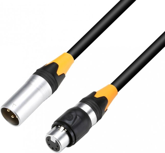 Adam Hall Cables K 4 DHM 0020 IP 65 DMX-Adapter XLR female 5-polig auf XLR