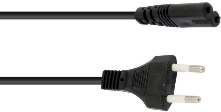 OMNITRONIC Euro Netzkabel 1,5m sw