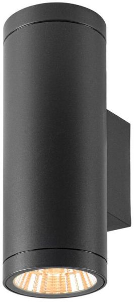 SLV HELIA PRO L, Wandaufbauleuchte, single, DALI, P1, zylindrisch, 2700 K, 10 W, 24°, anthrazit