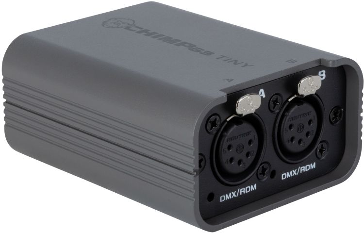 INFINITY CHIMP G3 Tiny Dongle – Kompaktes USB-DMX-Interface für die Chimp G3-Software – 2 Universen