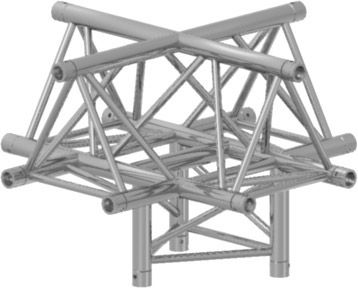 Prolyte X30D-C023 3-Punkt 5-Weg Kreuz Horizontal Spitze oben