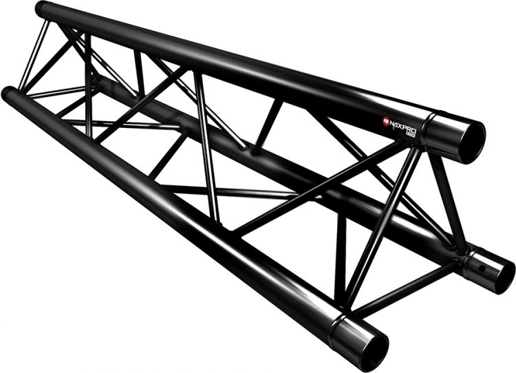 Naxpro-Truss FD 23 Strecke 100 cm RAL9005 - Schwarz - Seidenmatt