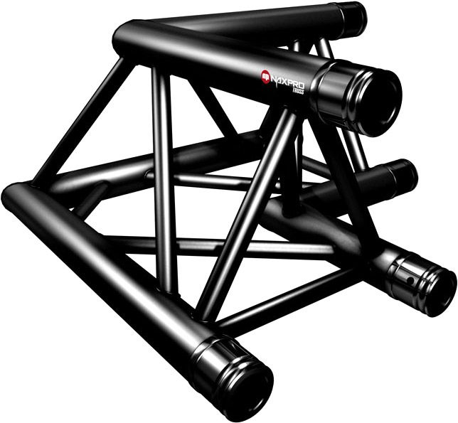 Naxpro-Truss FD 33 C21 90° 2 Weg Winkel
RAL9005 - Schwarz - Seidenmatt