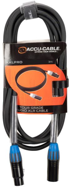 Accu Cable AXLPRO 3m  symmetrisches XLR-Kabel