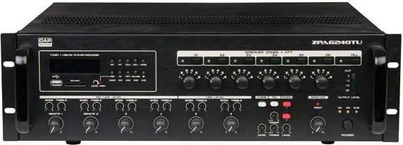 DAP-Audio ZPA-6240TU - Zonen-Verstärker mit 240 W und 100 V