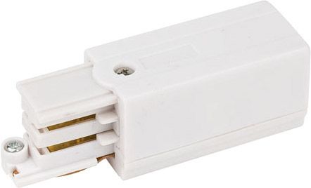 Left Feed-in Connector  White (RAL9003)