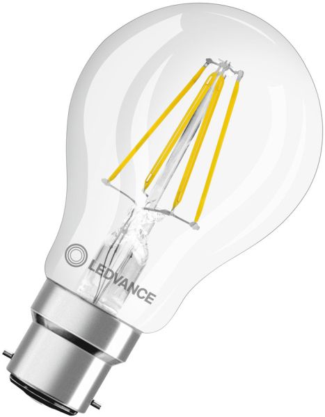 LEDVANCE LED CLASSIC A DIM P 7W 827 FIL CL B22D