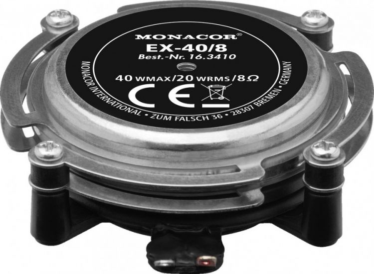 MONACOR EX-40/8 Exciter-Lautsprecher