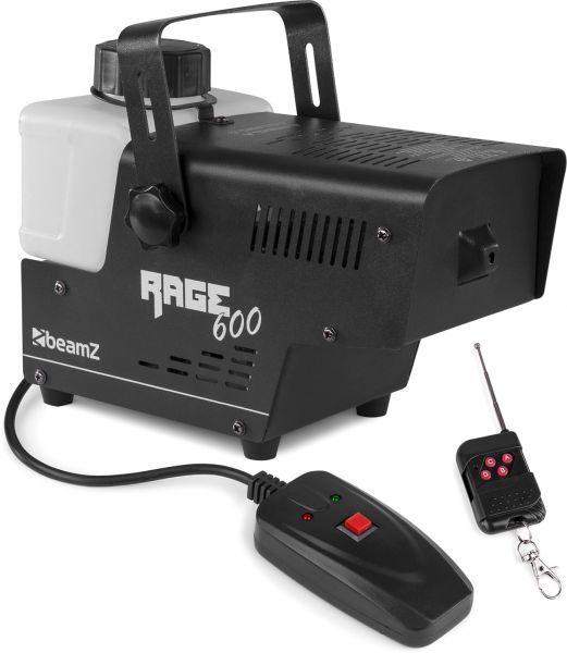 beamZ Rage 600 Nebelmaschine mit Wireless Controller