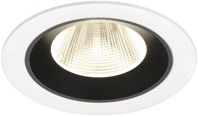 SLV NUMINOS® M, Deckeneinbauleuchte weiß/schwarz 4000 K 20°