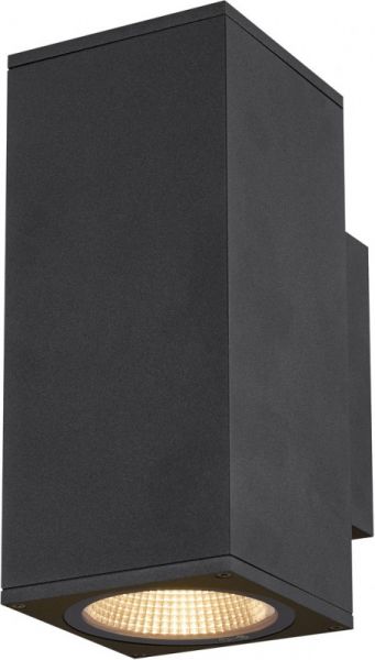 SLV ENOLA SQUARE UP/DOWN M, outdoor LED surface-mounted wall light anthracite