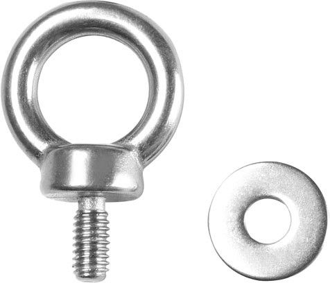 LD Systems 5430 M6 Ringschraube Edelstahl M6 x 12 mm inkl. U-Scheibe