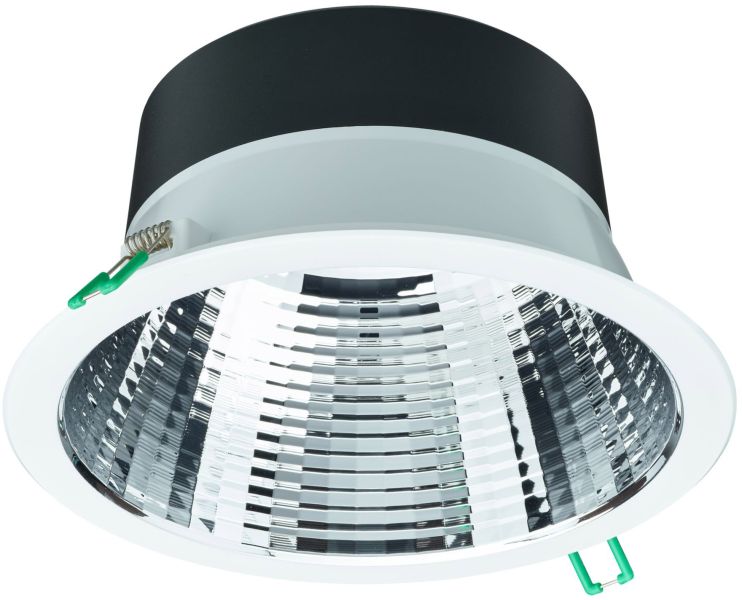 PHILIPS CoreLine Downlight gen5, 20,5 W, D200 mm, 2250 lm, 4000 K, DALI, UGR19, Facettiert