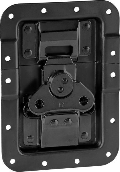 Adam Hall Hardware 172511 BLK - BUTTERFLY V3 groß in gekröpfter Schale, schwarz