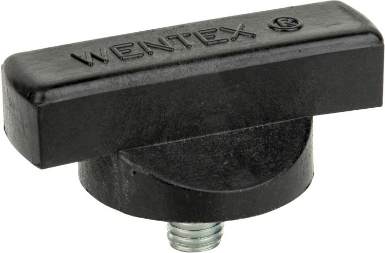 Wentex Rotary Knob for Drape Support M10x12 (Vorhanghalterung), weiß