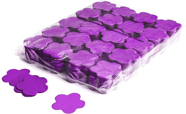 Magic FX Slowfall Konfetti Blumenförmig Ø 55mm - Purple 1kg