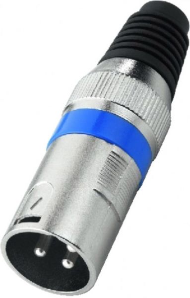 MONACOR XLR-207P/BL XLR-Stecker