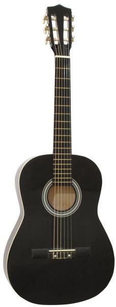 DIMAVERY AC-303 Klassikgitarre 3/4, schwarz