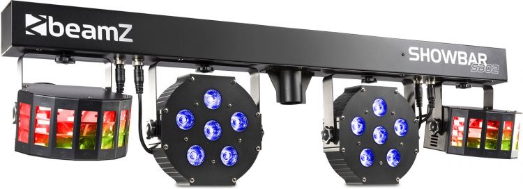 beamZ SB02 ShowBar Akku 2x Derby und 2x PAR
