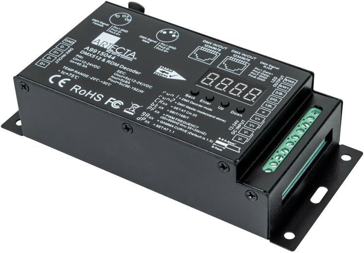 Artecta LED DIM-5 RDM 5 Kanäle, Neutrik, XLR, 3-polig & RJ45