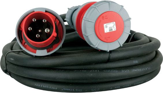 Showtec Extension Cable, 3 x 63A 380V  25 m/5 x 10 mm2