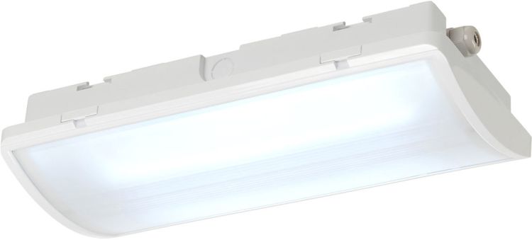 SLV P-LIGHT Deckenleuchte, LED, 6000K, IP65, rechteckig, weiß, 6,5W
