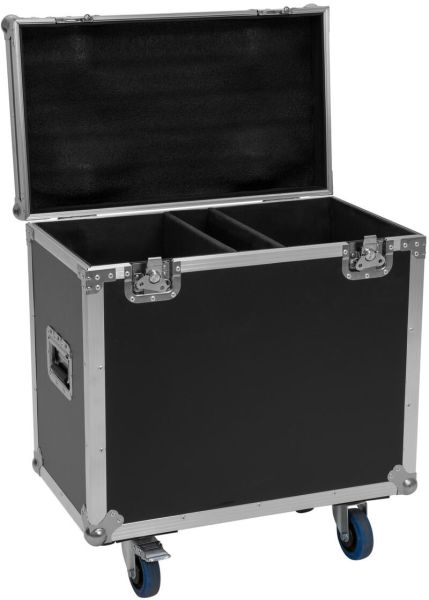 ROADINGER Flightcase 2x IP TMH-H420 mit Rollen