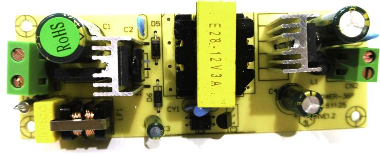 Ersatzteil Platine (Netzteil) 12V/3A LED KLS-120 FX (TDP207)
