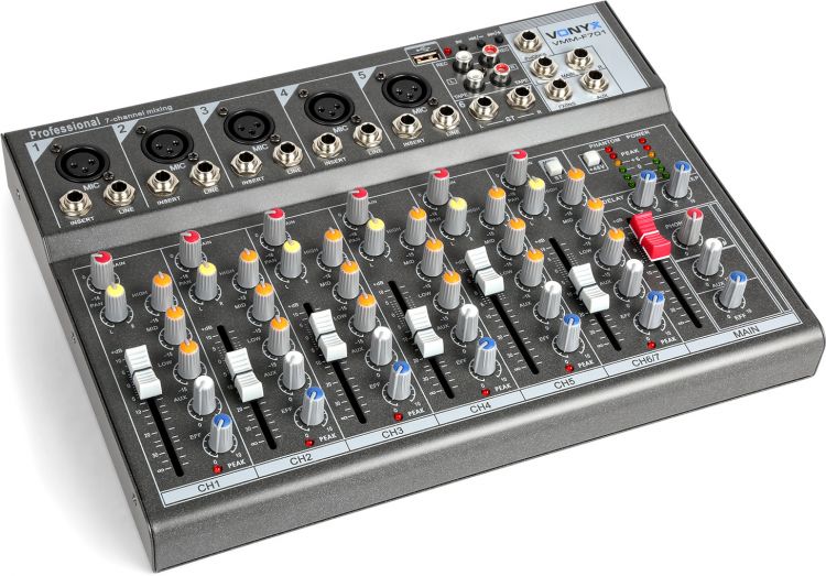 Vonyx VMM-F701 7-Kanal-Musikmischpult