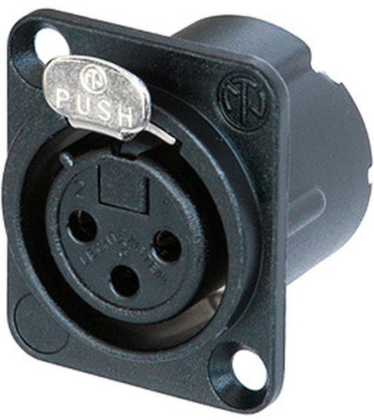Neutrik NC3FD-LX-BAG - 3-pol XLR Chassisstecker female