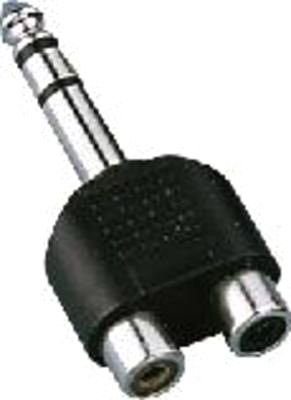 MONACOR NTA-178 Y-Adapter 6,3 Stereo/2xRCA