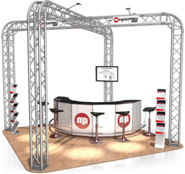 Messestand FD 34 - 6 x 6 x 3,5 m (LxBxH) - 36 m²