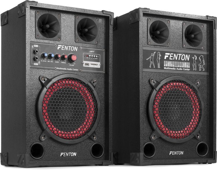 Fenton SPB-8 PA-Aktivlautsprecher-Set 8" BT