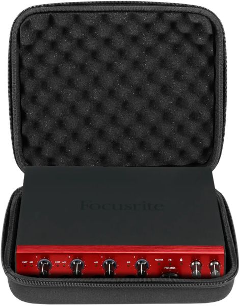 UDG Creator Focusrite Scarlett 2i2/4i4 4th Gen/Clarett+ 4Pre/2Pre Hardcase Schwarz