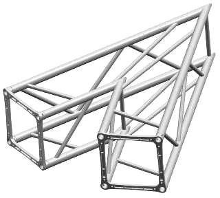 LITEC QX40 2-Weg 45° Ecke C19