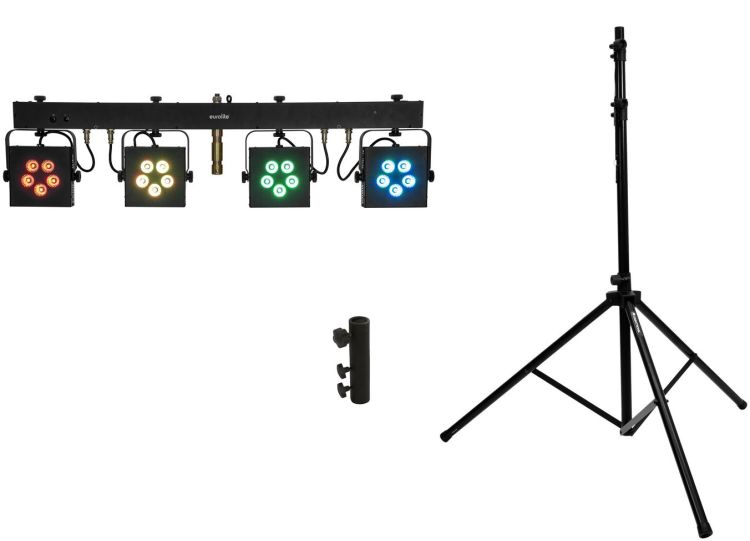 EUROLITE Set LED KLS-902 + M-4 Boxenhochständer