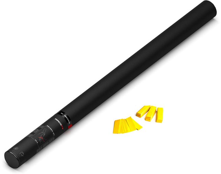 Magic FX Handbetriebene Konfettikanone PRO 80cm - Gelb