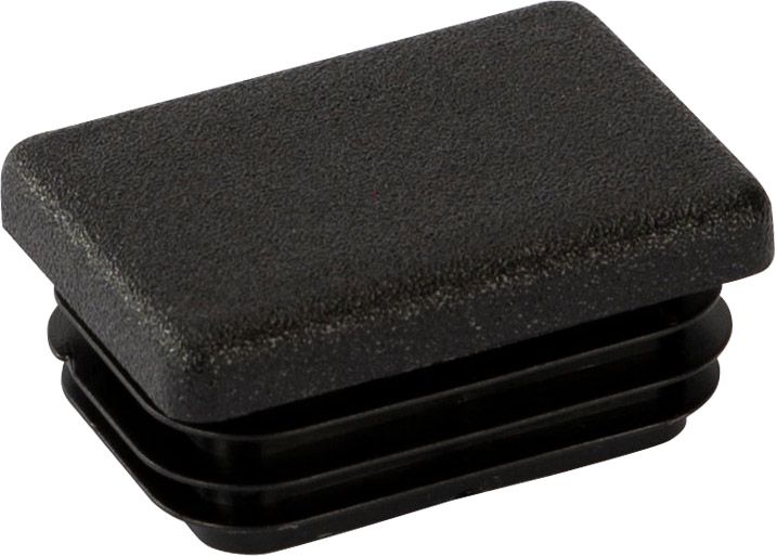 Riggatec Endkappe schwarz für 40 x 30 x 1-3 mm Rohr Vierkant