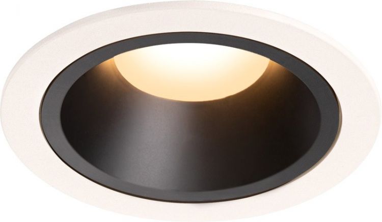 SLV NUMINOS, encastré de plafond intérieur, 55°, blanc/noir, LED, 2700K