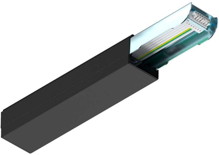SLV EASYLIGHT FOB 300 7 25 BK, Feed out Box 300mm, 7 pole, 2,5mm2