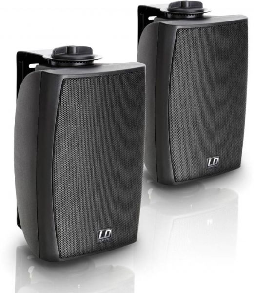 LD Systems Contractor CWMS 42 B 4" 2-Wege-Wandlautsprecher, schwarz (Paar)