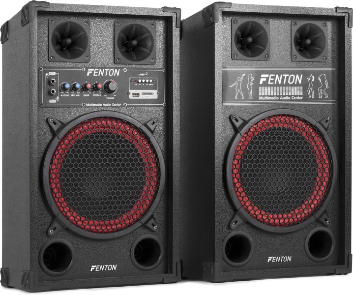 Fenton SPB-10 PA-Aktivlautsprecher-Set 10" BT