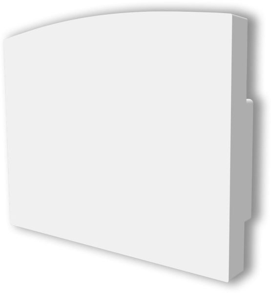 ISOLED Endkappe EC225 für Profil MAXI-AB V2 weiß, 1 STK