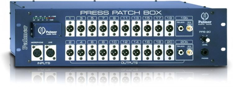 Palmer Pro PRESS PATCH BOX 20 Pressesplitter 20 Kanal