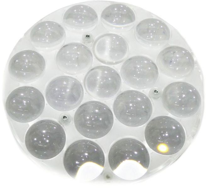 Linse (Linseneinheit) Ø19,5mm LED TMH-X4 (Kunststoff)