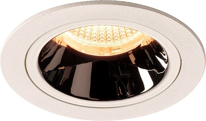 SLV NUMINOS, encastré de plafond intérieur, 55°, blanc/chrome, LED, 2700K