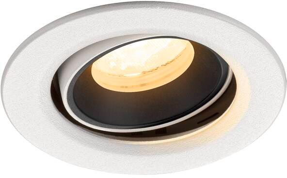 SLV NUMINOS® MOVE XS, Deckeneinbauleuchte weiß/schwarz 4000 K 40°