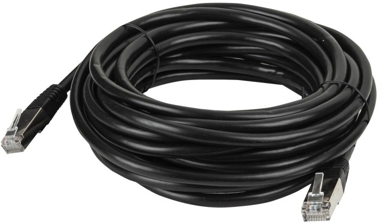DAP-Audio CAT6 Cable - F/UTP Black 6 m, Schwarz